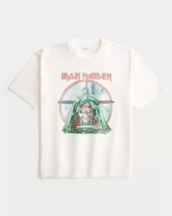 Γραφικό μπλουζάκι Boxy Iron Maiden Γραφικό μπλουζάκι Boxy Iron Maiden