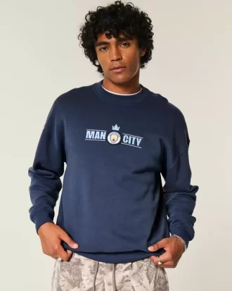 Φούτερ Boxy Manchester City FC Graphic Crew
