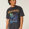 Γραφικό μπλουζάκι Boxy Megadeth Tour Γραφικό μπλουζάκι Boxy Megadeth Tour
