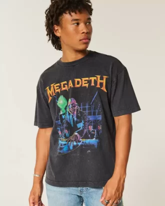 Γραφικό μπλουζάκι Boxy Megadeth Tour