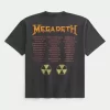 Γραφικό μπλουζάκι Boxy Megadeth Tour Γραφικό μπλουζάκι Boxy Megadeth Tour