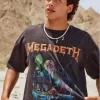 Γραφικό μπλουζάκι Boxy Megadeth Tour Γραφικό μπλουζάκι Boxy Megadeth Tour