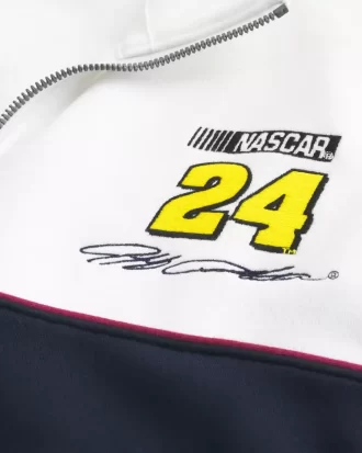 Boxy φούτερ NASCAR Jeff Gordon Graphic με μισό φερμουάρ