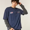 Boxy Oracle Red Bull Racing Graphic Tee Boxy Oracle Red Bull Racing Graphic Tee