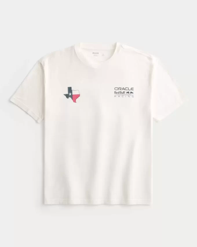 Boxy Oracle Red Bull Racing Graphic Tee Boxy Oracle Red Bull Racing Graphic Tee