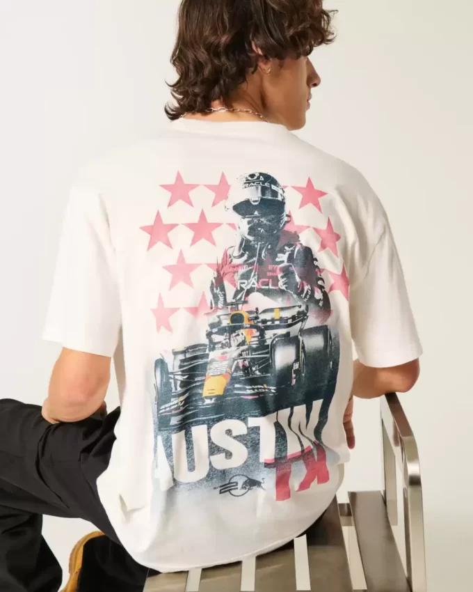Boxy Oracle Red Bull Racing Graphic Tee Boxy Oracle Red Bull Racing Graphic Tee