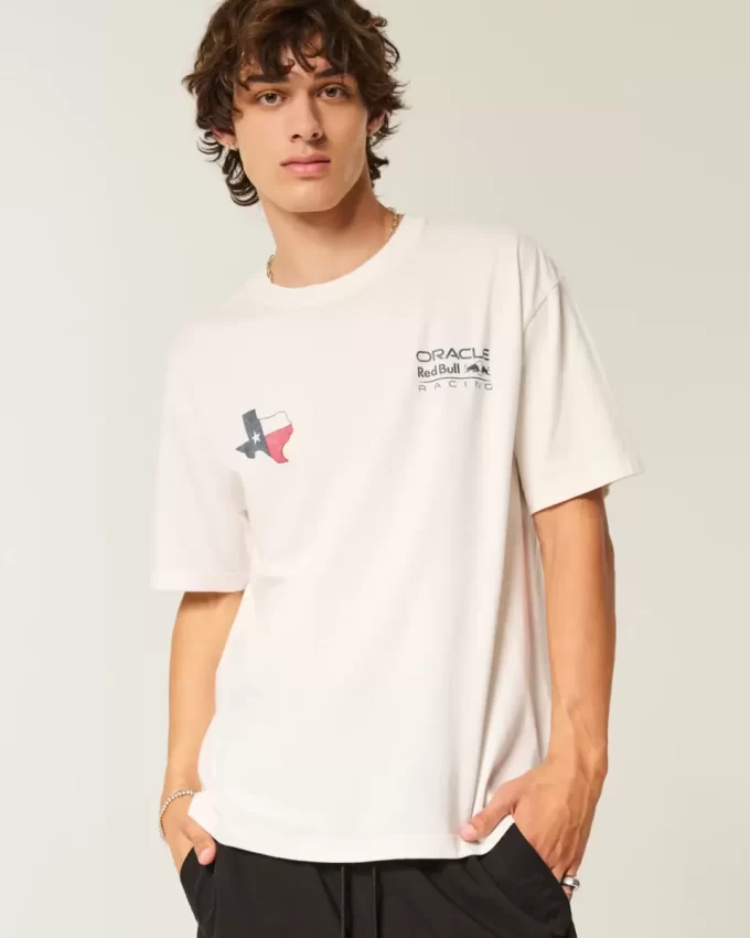 Boxy Oracle Red Bull Racing Graphic Tee Boxy Oracle Red Bull Racing Graphic Tee