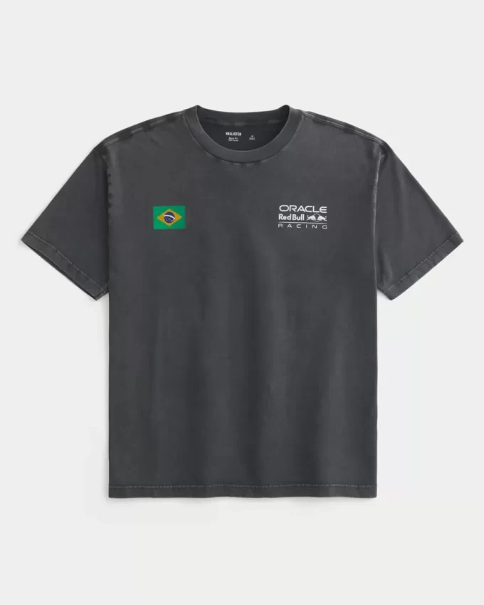 Boxy Oracle Red Bull Racing Graphic Tee Boxy Oracle Red Bull Racing Graphic Tee