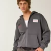 Boxy Oracle Red Bull Racing Graphic Zip-Up Hoodie Boxy Oracle Red Bull Racing Graphic Zip-Up Hoodie