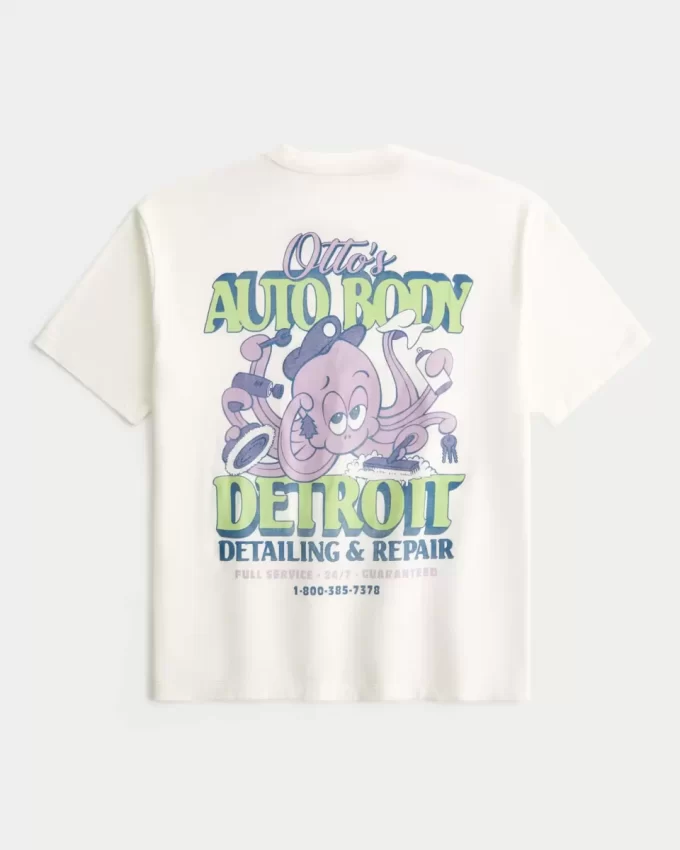 Boxy Otto’s Auto Body Graphic Tee Boxy Otto’s Auto Body Graphic Tee