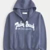 Γραφικό φούτερ με φερμουάρ Boxy Palm Beach Γραφικό φούτερ με φερμουάρ Boxy Palm Beach