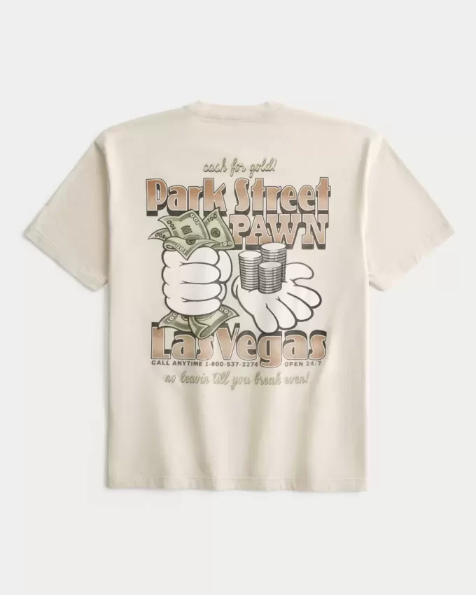 Γραφικό μπλουζάκι Boxy Park Street Pawn Γραφικό μπλουζάκι Boxy Park Street Pawn