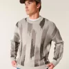 Πουλόβερ Boxy Pattern Crew Πουλόβερ Boxy Pattern Crew