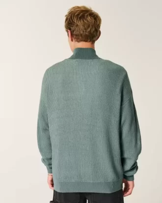 Πουλόβερ Boxy Quarter-Zip