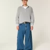 Πουλόβερ Boxy Quarter-Zip