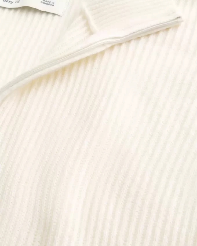 Πουλόβερ Boxy Quarter-Zip