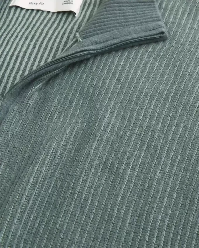 Πουλόβερ Boxy Quarter-Zip