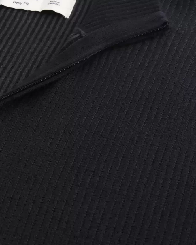 Πουλόβερ Boxy Quarter-Zip