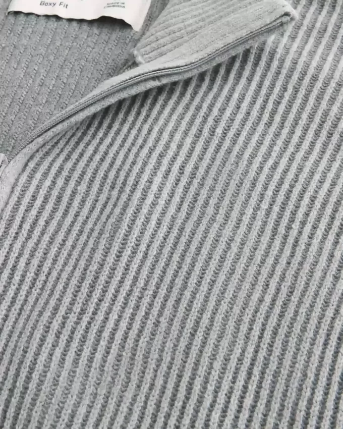 Πουλόβερ Boxy Quarter-Zip