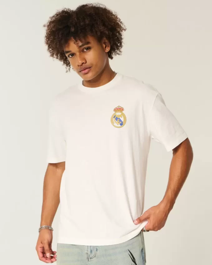 Boxy Γραφικό μπλουζάκι Real Madrid CF Boxy Γραφικό μπλουζάκι Real Madrid CF