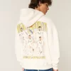 Boxy Real Madrid CF Graphic Hoodie Boxy Real Madrid CF Graphic Hoodie