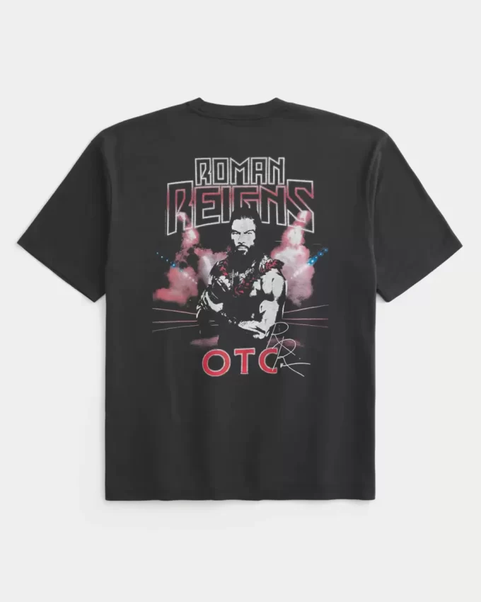 Boxy Roman Reigns The Only One Graphic Tee Boxy Roman Reigns The Only One Graphic Tee