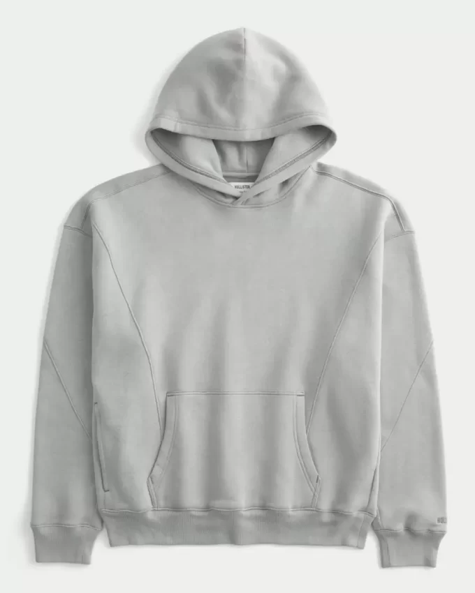 Boxy Seamed Hoodie Boxy Seamed Hoodie