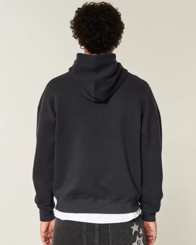Boxy Skull Graphic Hoodie Boxy Skull Graphic Hoodie