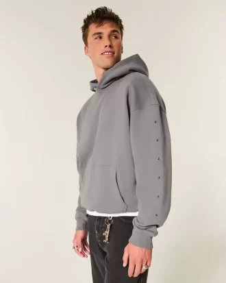 Boxy Star Detail Hoodie