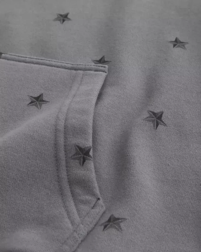 Boxy Star Pattern Hoodie Boxy Star Pattern Hoodie