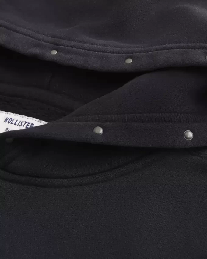 Boxy Studded Hoodie Boxy Studded Hoodie