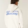 Boxy Volkswagen Racing Graphic Zip-Up Hoodie Boxy Volkswagen Racing Graphic Zip-Up Hoodie
