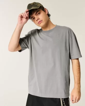 Μπλουζάκι Boxy Washed Heavyweight Crew Μπλουζάκι Boxy Washed Heavyweight Crew