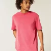 Μπλουζάκι Boxy Washed Heavyweight Crew Μπλουζάκι Boxy Washed Heavyweight Crew