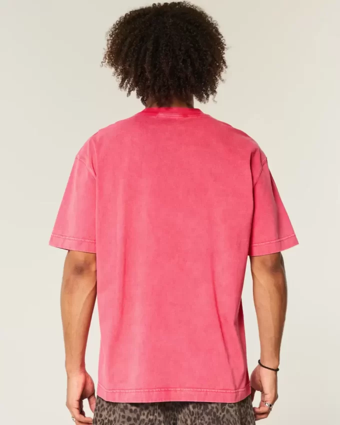 Μπλουζάκι Boxy Washed Heavyweight Crew Μπλουζάκι Boxy Washed Heavyweight Crew