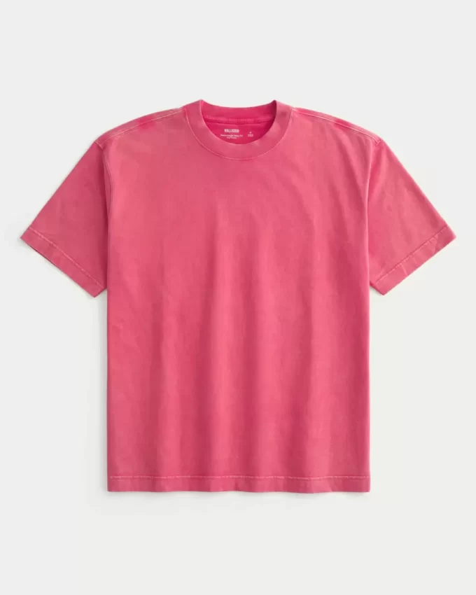 Μπλουζάκι Boxy Washed Heavyweight Crew Μπλουζάκι Boxy Washed Heavyweight Crew