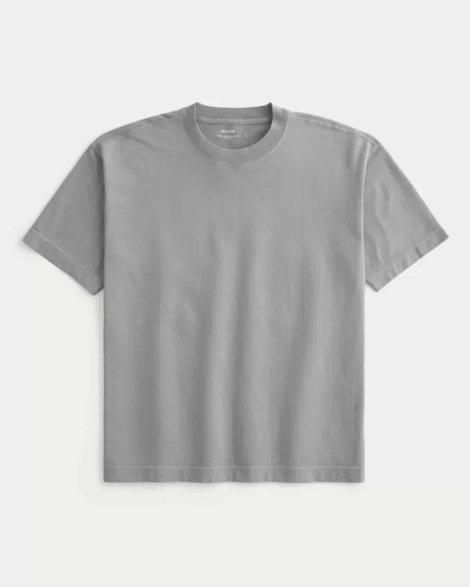 Μπλουζάκι Boxy Washed Heavyweight Crew Μπλουζάκι Boxy Washed Heavyweight Crew