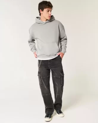 Boxy Washed Hoodie