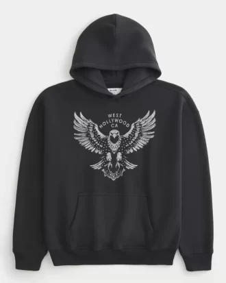 Boxy West Hollywood Graphic Hoodie