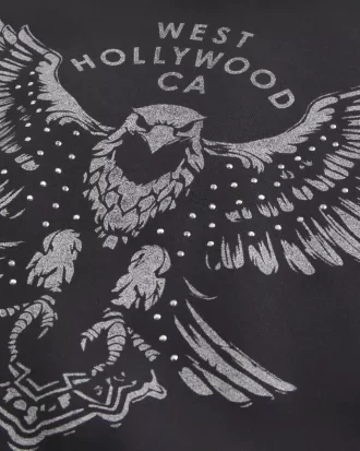 Boxy West Hollywood Graphic Hoodie