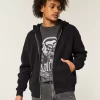 Boxy Zip-Up Hoodie