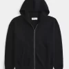 Boxy Zip-Up Hoodie