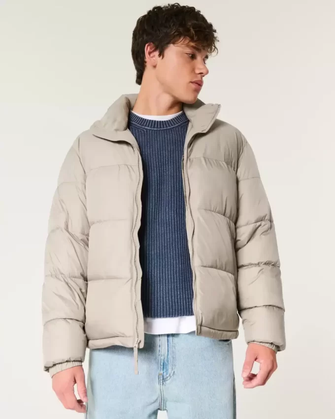 Μπουφάν Boxy Zip-Up Puffer Μπουφάν Boxy Zip-Up Puffer