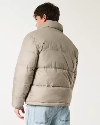 Μπουφάν Boxy Zip-Up Puffer
