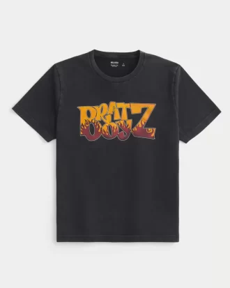 Συρρικνωμένο γραφικό μπλουζάκι Bratz Boyz