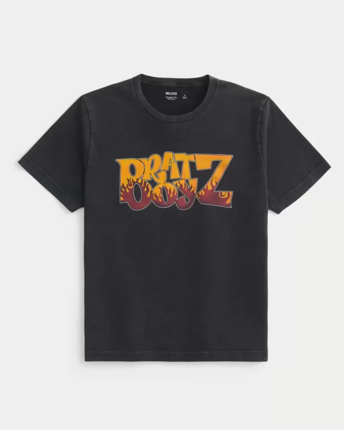 Συρρικνωμένο γραφικό μπλουζάκι Bratz Boyz Συρρικνωμένο γραφικό μπλουζάκι Bratz Boyz