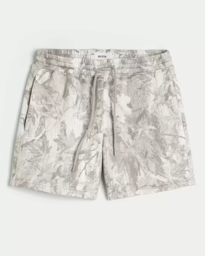 Φλις σορτς Camo στο μέσο του μηρού Φλις σορτς Camo στο μέσο του μηρού