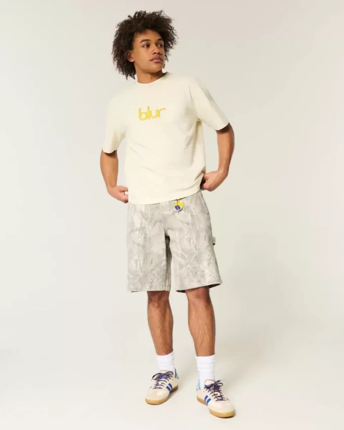 Τζιν σορτς Camo Baggy
