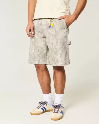 Τζιν σορτς Camo Baggy