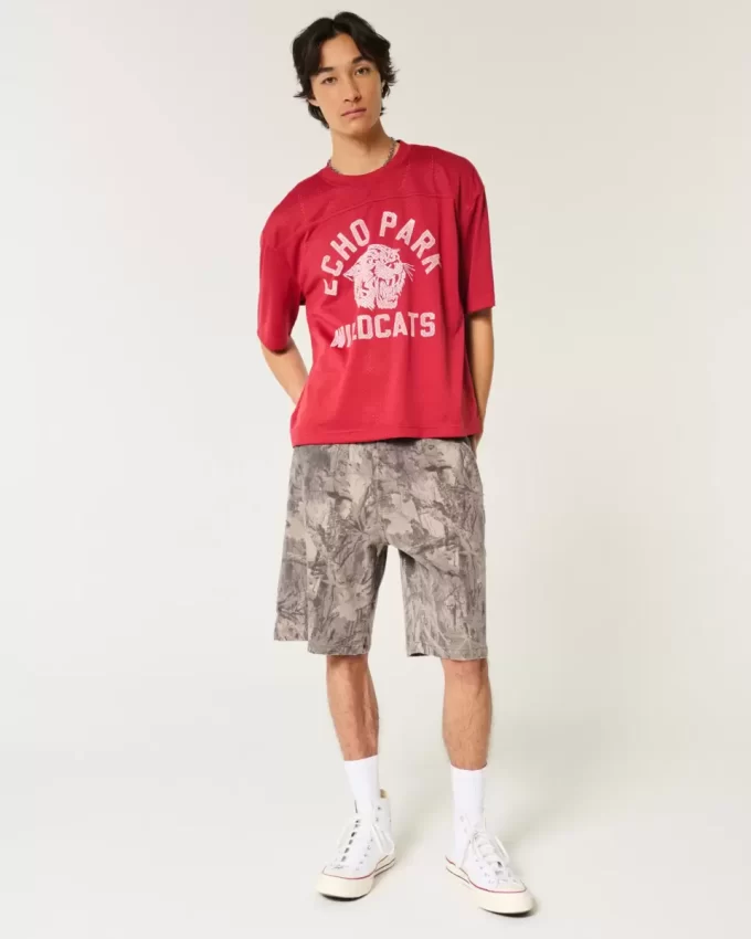 Σορτς ζωγραφικής Camo Baggy Denim Σορτς ζωγραφικής Camo Baggy Denim